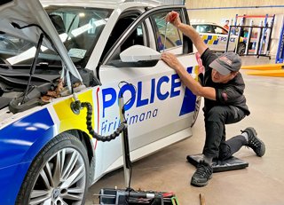 Police Paintless Dent Removal